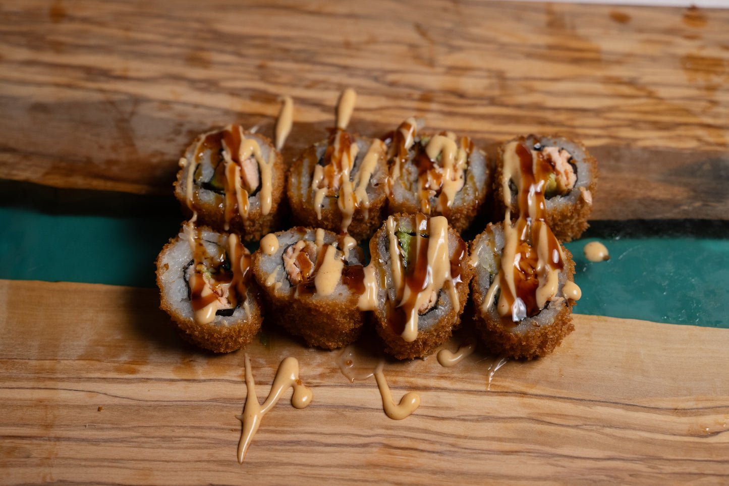 Salmon Avocado Tempura Roll