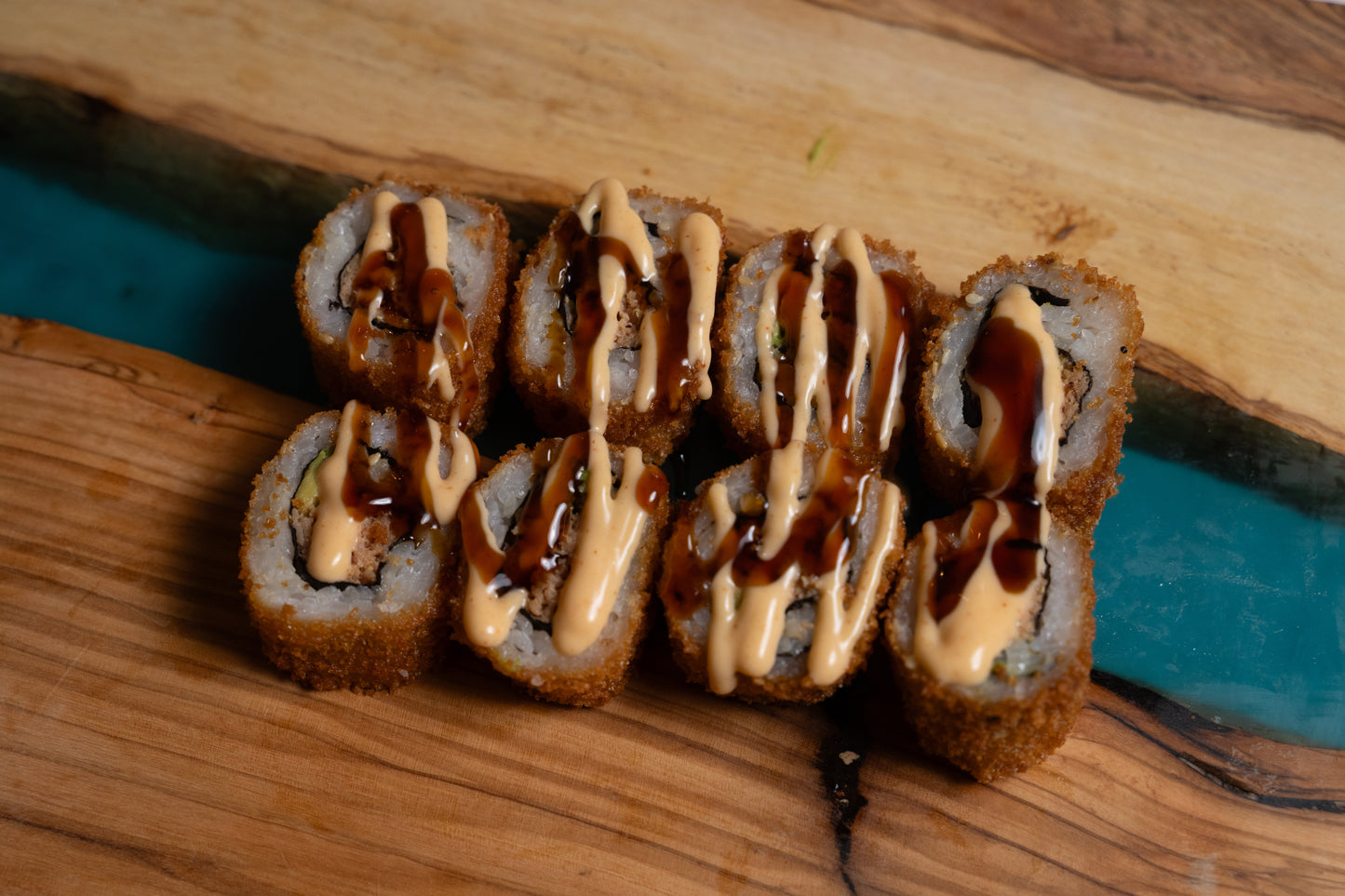 Spicy Tuna Avocado Tempura Roll